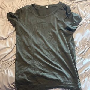 Olive Green Swiftly Tech Lululemon shirt